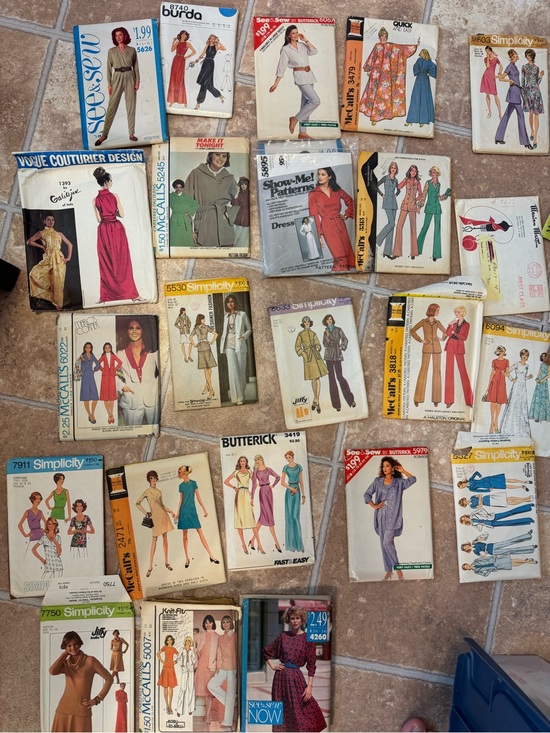 McCall's Other - 9.2lb 58ct VTG Asst. Sewing Patterns McCalls Butterick Simplicity Avon Cut/Uncut